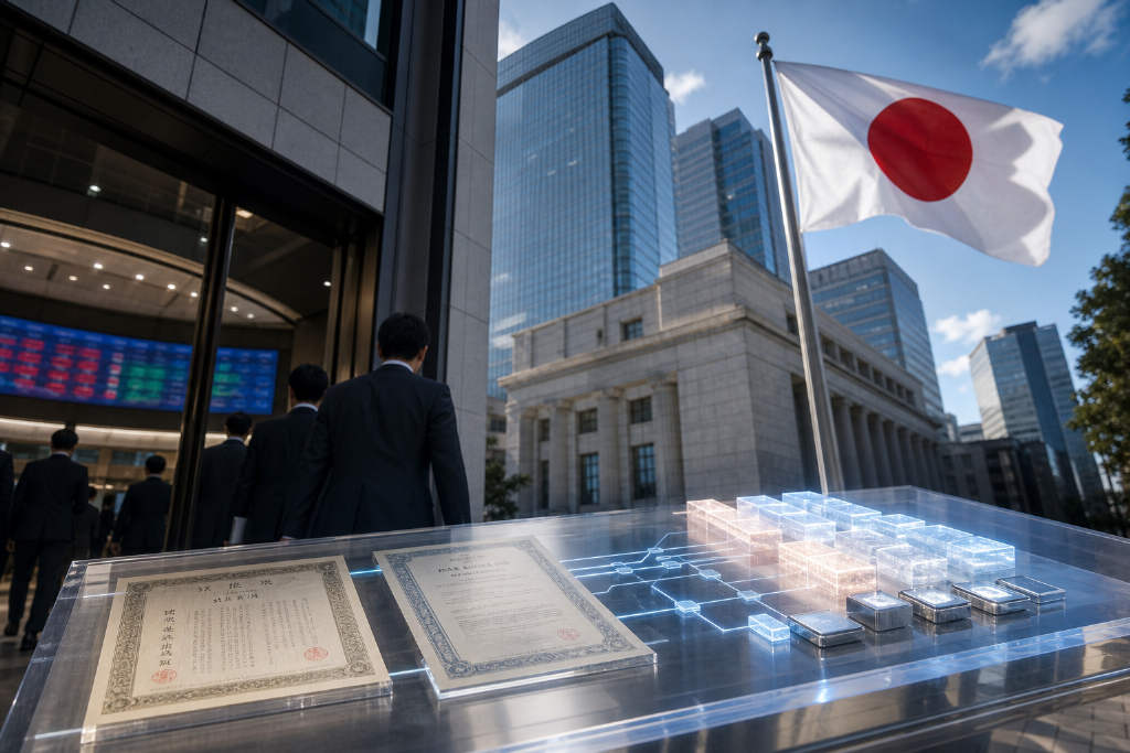 日本拟于年内推进股票和国债代币化开发计划
