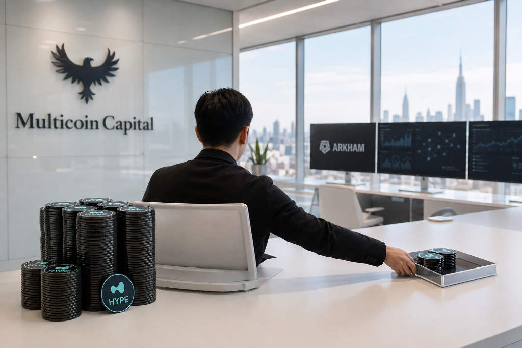 Multicoin Capital再次减持HYPE 出售约10%持仓
