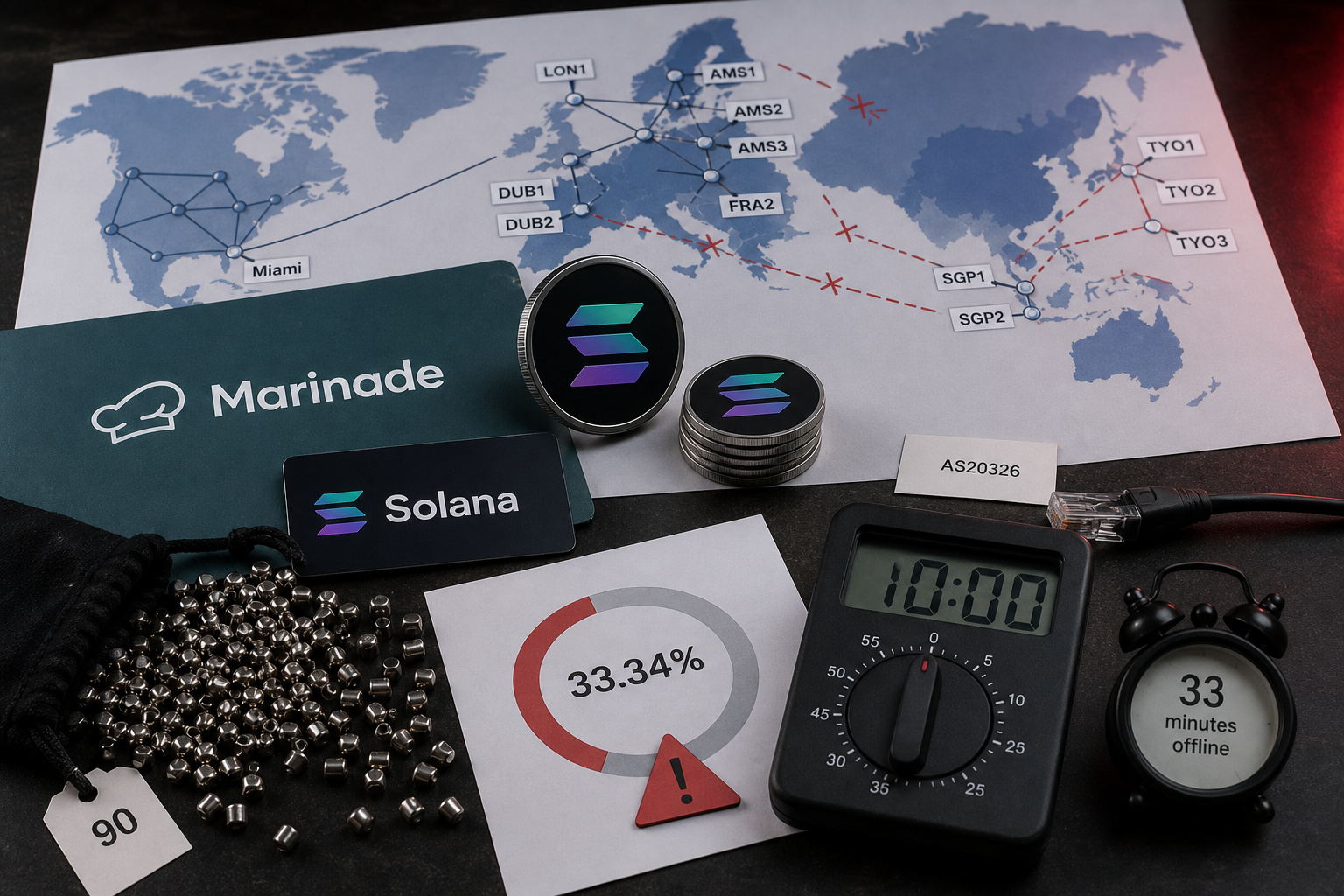 Marinade:Solana 网络一度逼近停摆,28.83% 质押 SOL 失联
