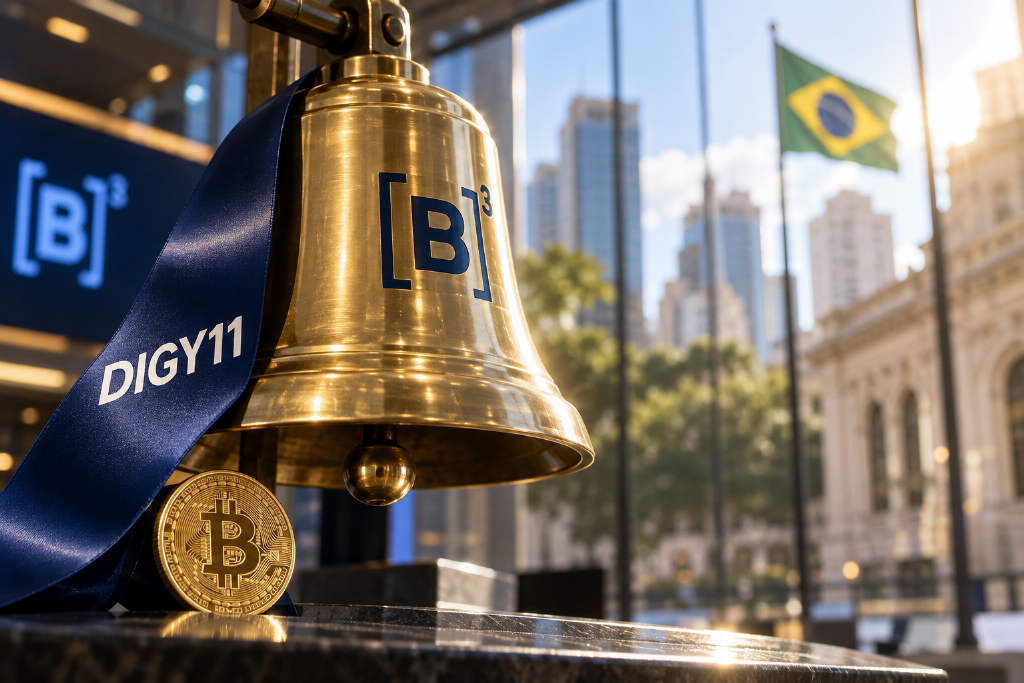 比特币支持的数字信贷 ETF DIGY11 将于明日在巴西 B3 上市