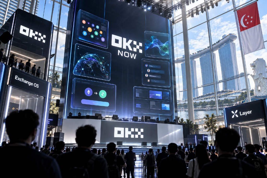 OKX 在新加坡展示 DEX 交易终端与 Exchange OS
