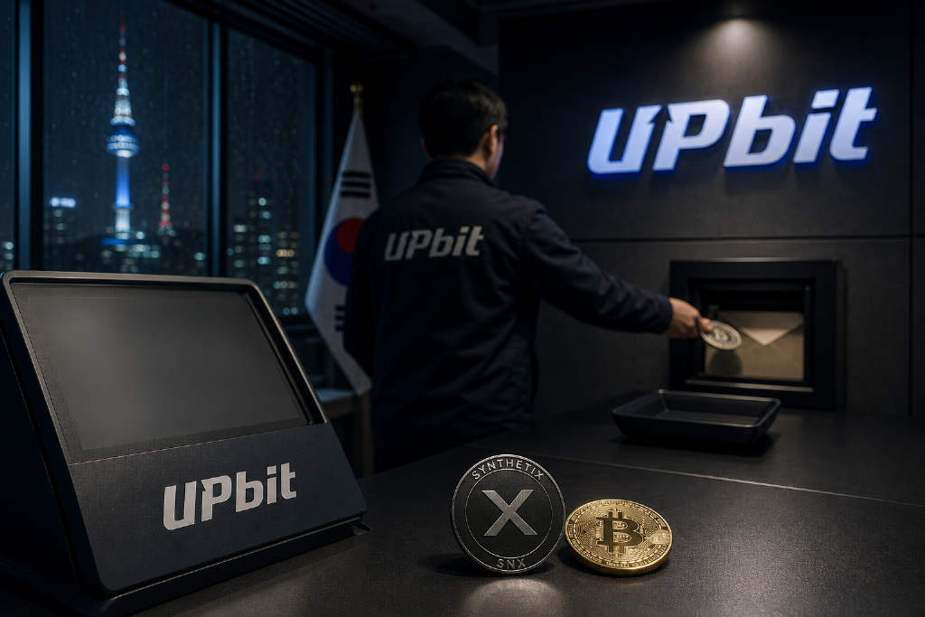 UPBIT 停止支持 Synthetix 交易,SNX/BTC 下架并限期提币