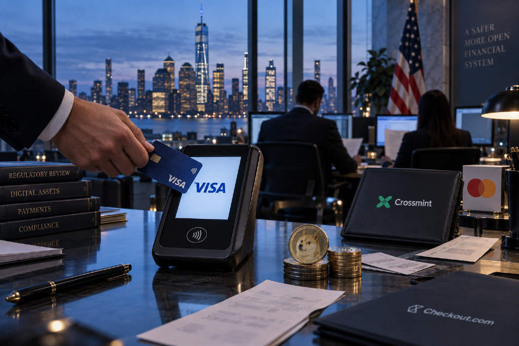 Visa限制Crossmint将迷因币交易归入数字媒体类目