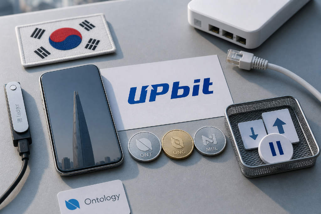 Upbit暂停Ontology网络资产充提,ONT、ONG及MBL受影响