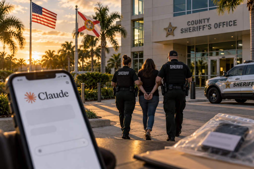 Florida woman arrested after Claude chat flagged over shooting threat
