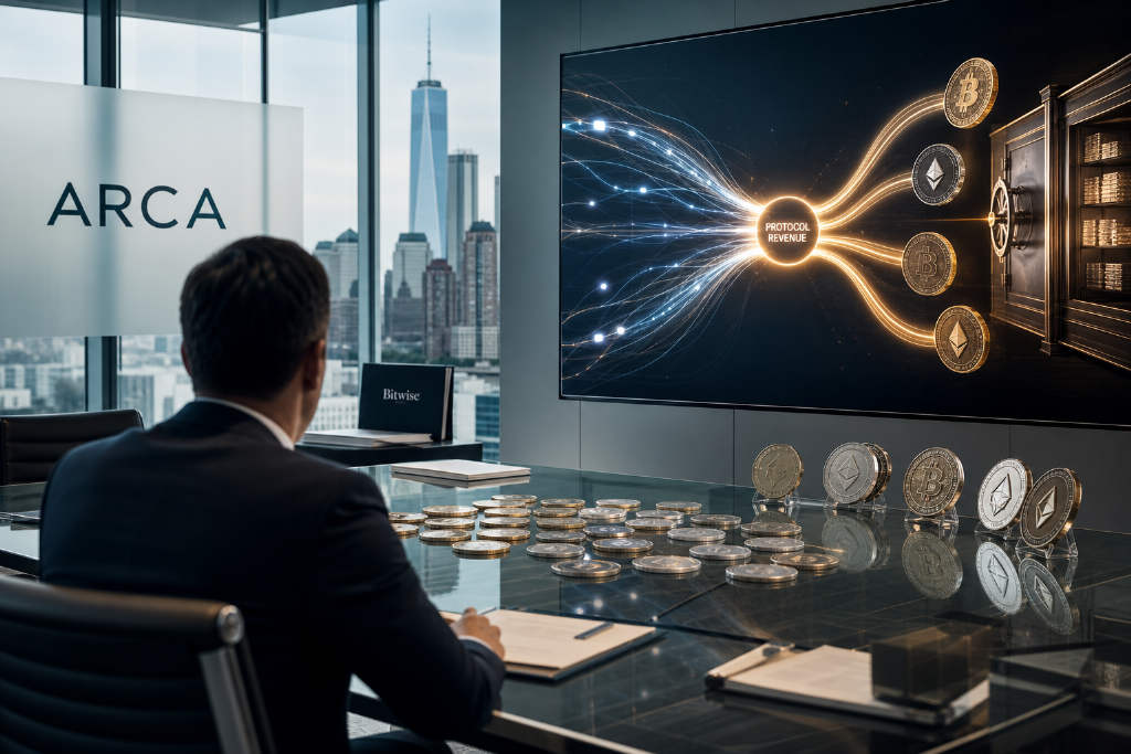 Arca:协议开始盈利后,代币估值核心在价值如何传导