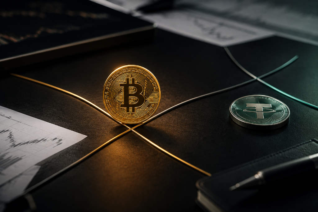 Bitcoin Nears Golden Cross as USDT Dominance Approaches Death Cross