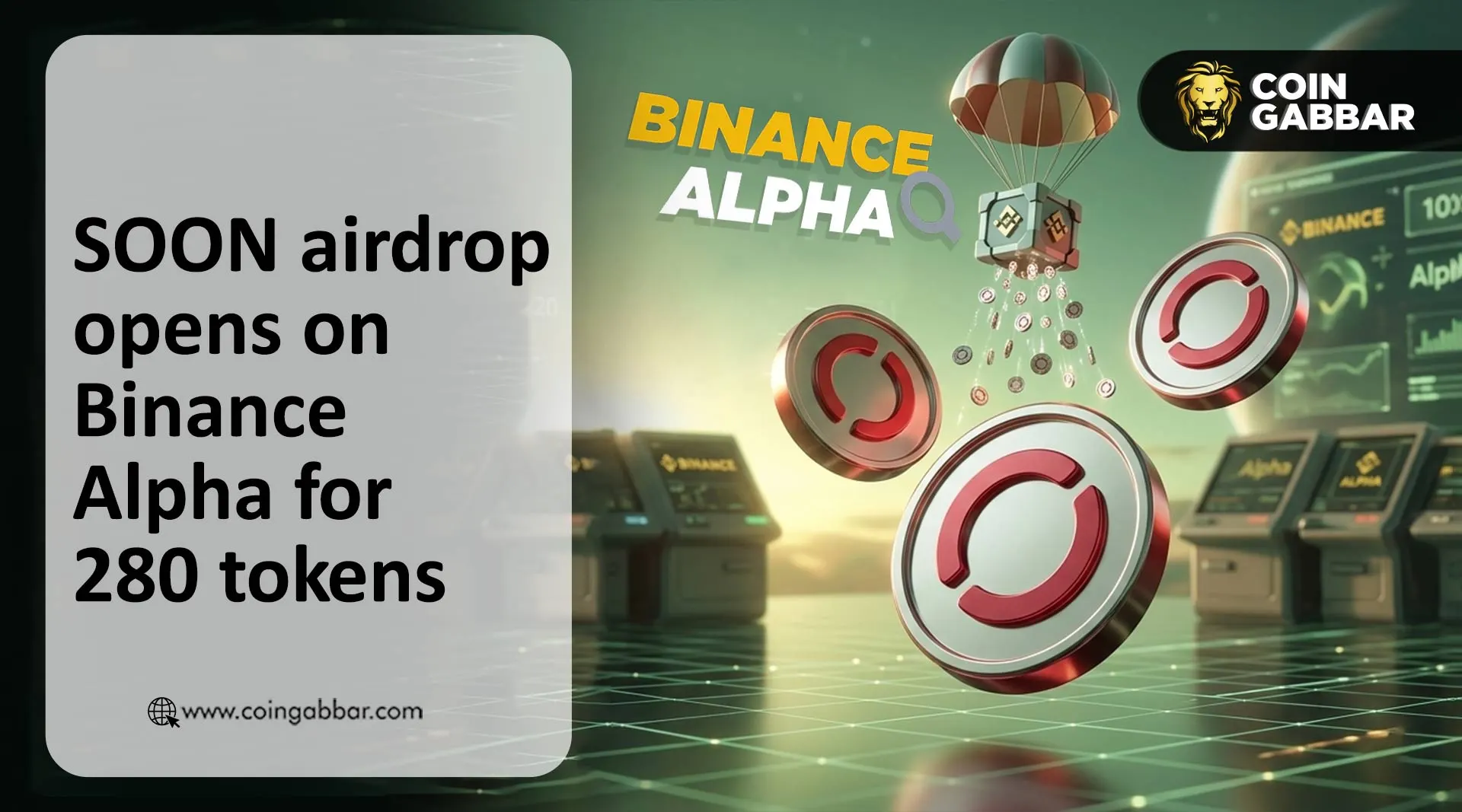 SOON Airdrop Returns to Binance Alpha With 280-Token Claim at 242 Points