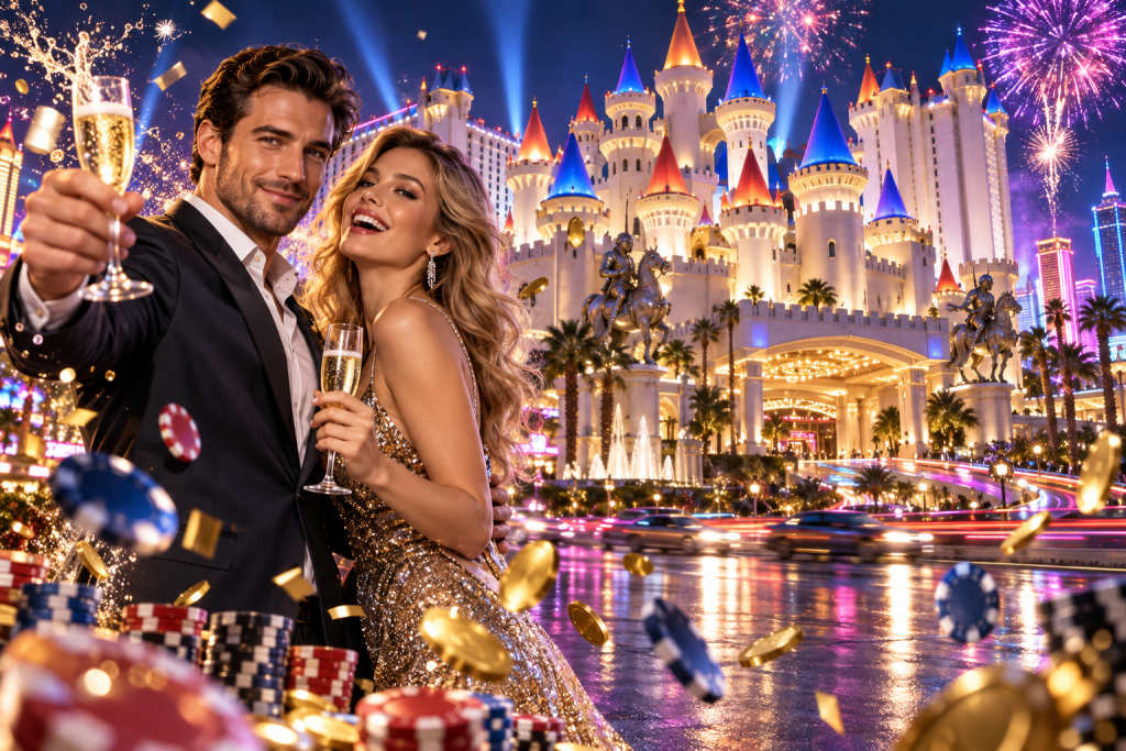 Excalibur Casino: Fixed Location and Documented Straight-Line Distances
