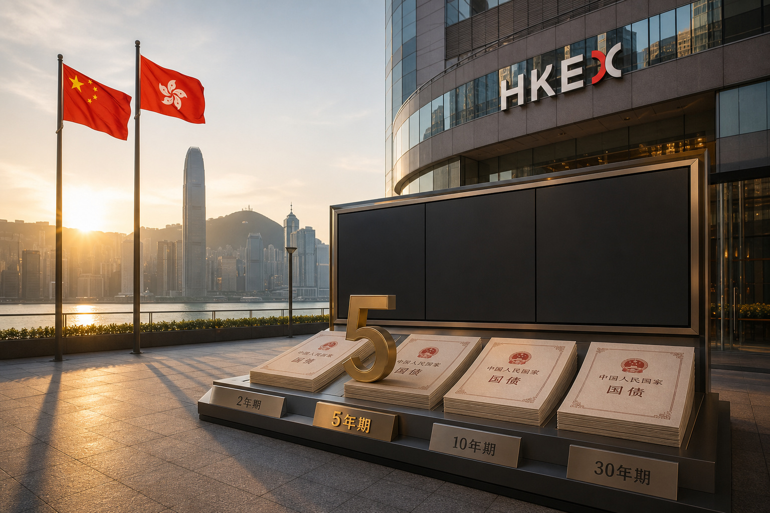 香港交易所(HKEX)推出5年期中国国债期货