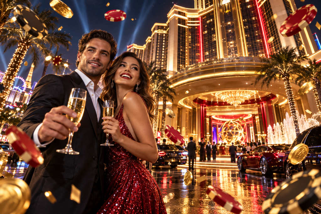 Harrah's Las Vegas 的固定位置与已公开直线距离