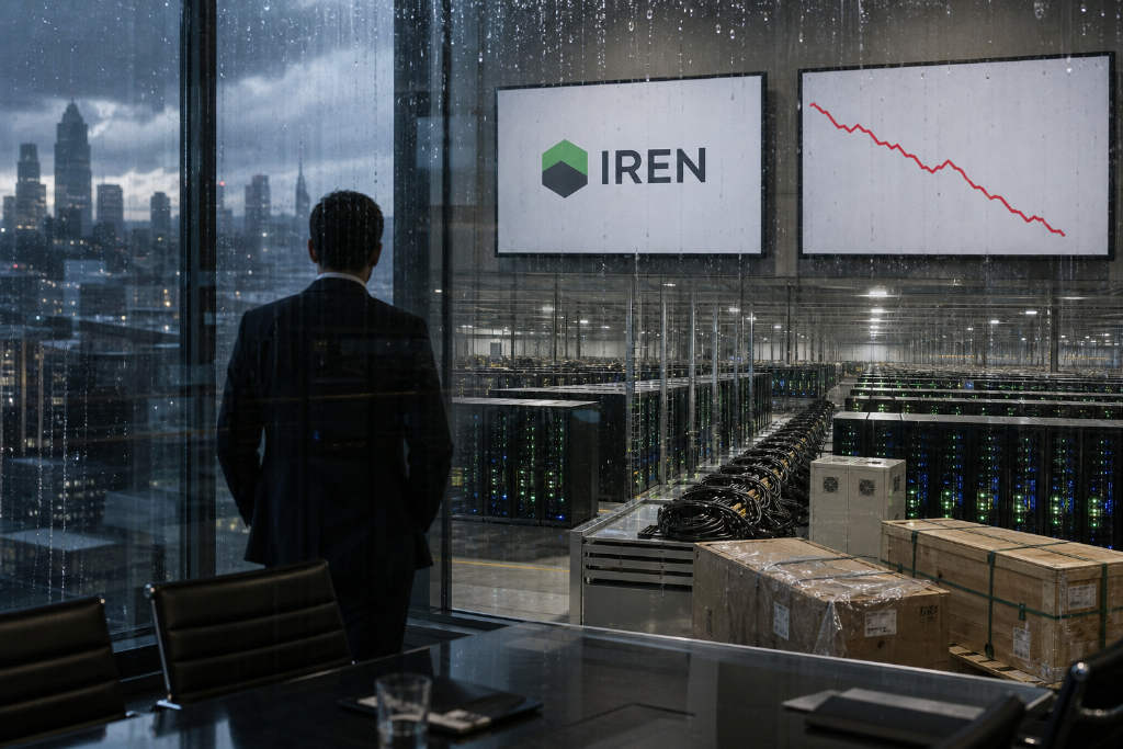 IREN股价跌8%,高成本AI转型拖累盈利表现