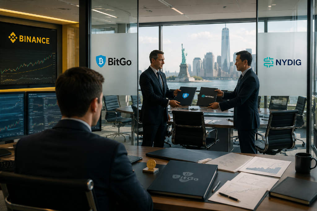 BitGo以4250万美元收购NYDIG机构交易业务,币安将上线牛来USDT永续合约