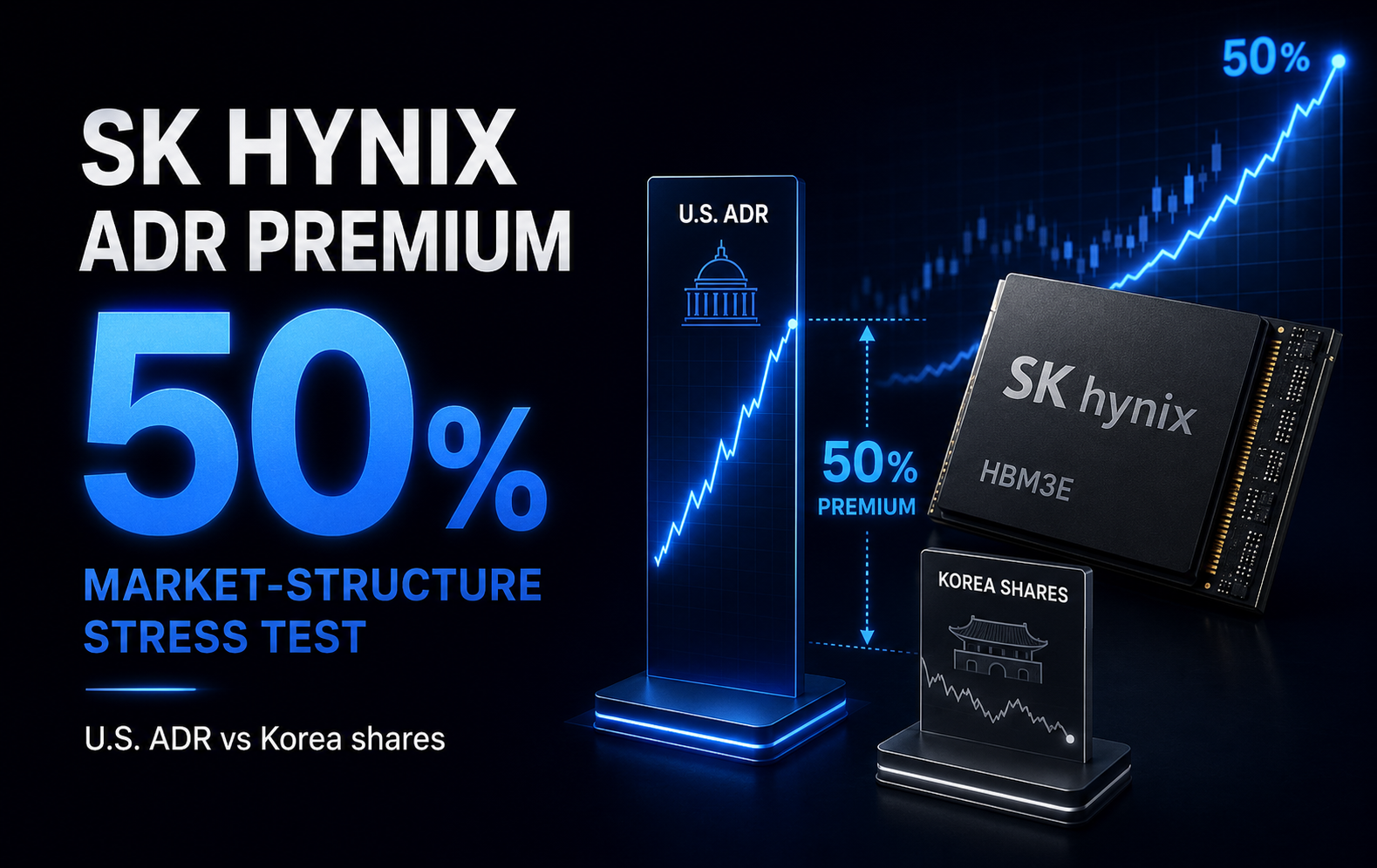 Why SK Hynix’s U.S. ADR premium briefly topped 52%