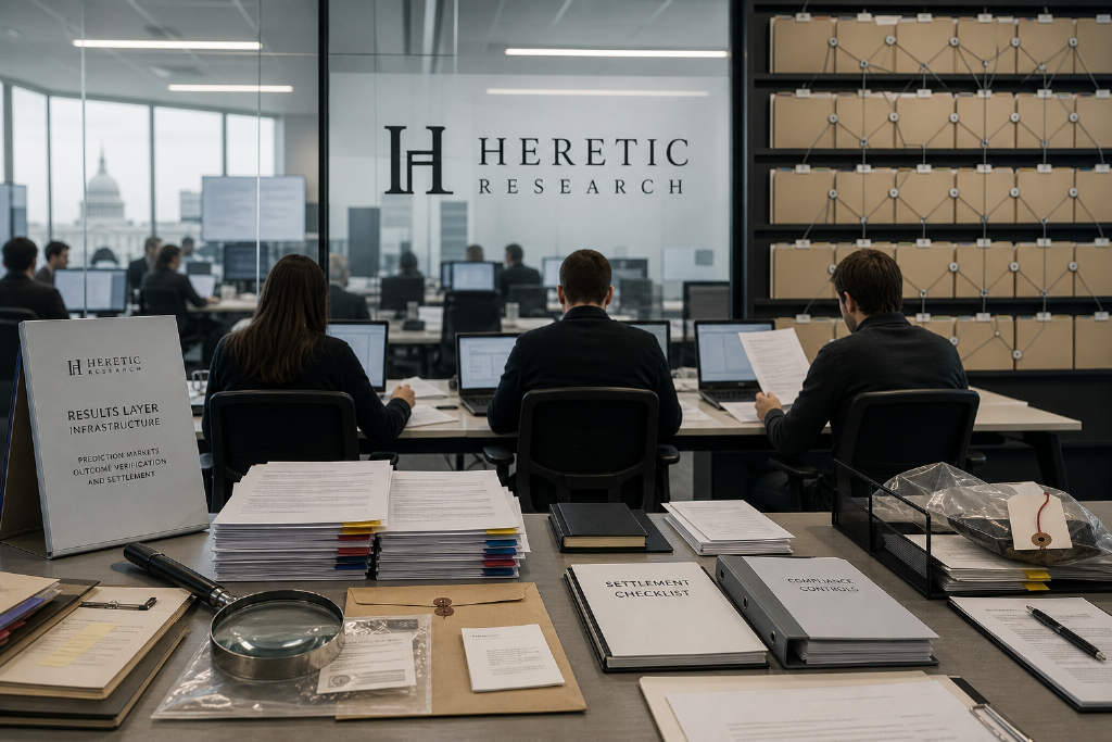 Heretic Research:预测市场下一轮增量或转向结果层基础设施
