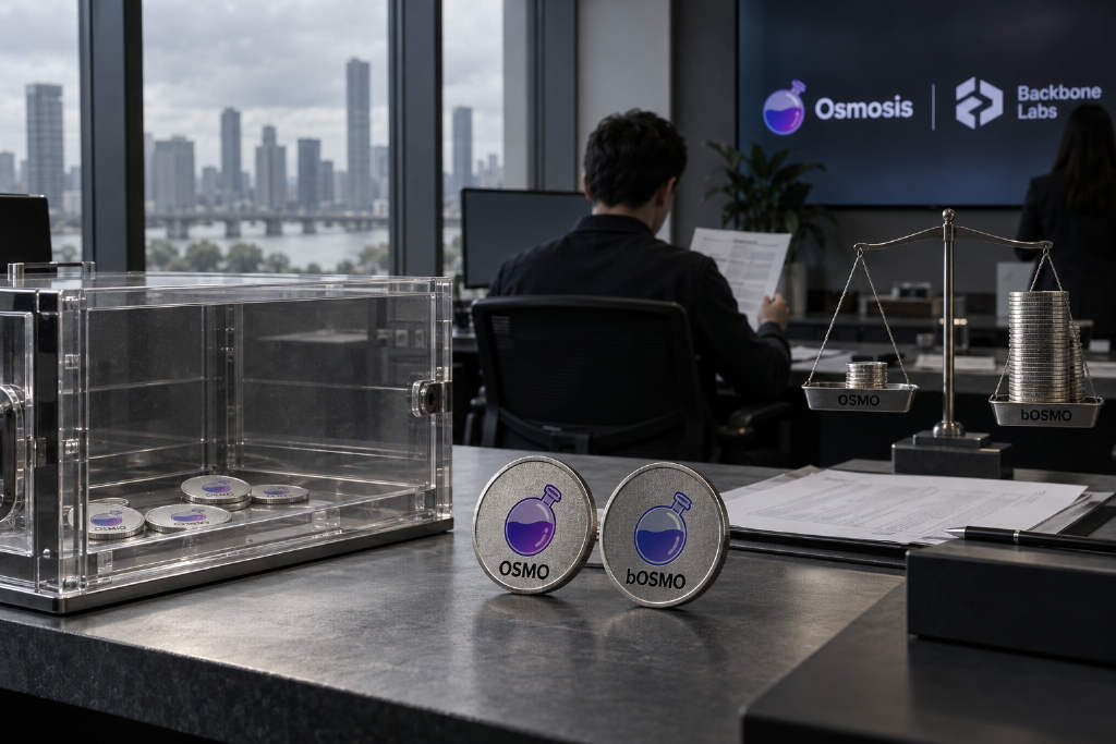 Osmosis 社区池大额赎回后,bOSMO 合约支撑接近耗尽