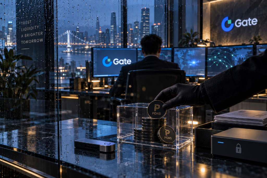 Cumberland关联钱包连续7天从Gate提取PONS