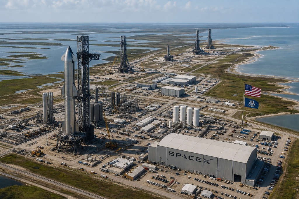 SpaceX拟在路易斯安那州建1000亿美元星舰发射基地