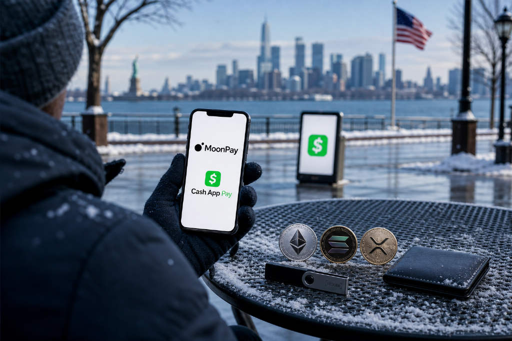 Cash App 余额现可通过 MoonPay 购买以太坊、Solana 和 XRP