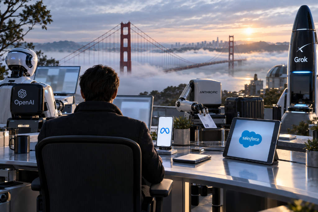 AI agents are moving in front of software, sketching out an internet built for agents