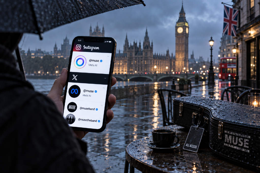 Meta 推出 AI 代理 Muse 后,英国乐队 Muse 让出社交平台 @muse 账号