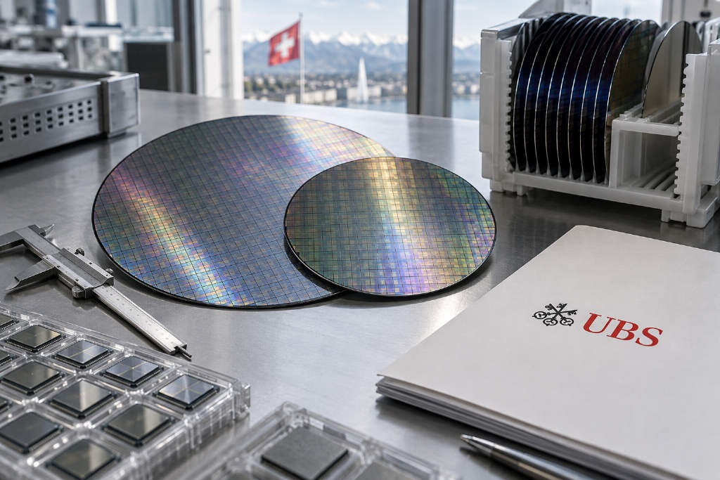 UBS says wafer makers may need 40%-50% price hikes before adding new capacity