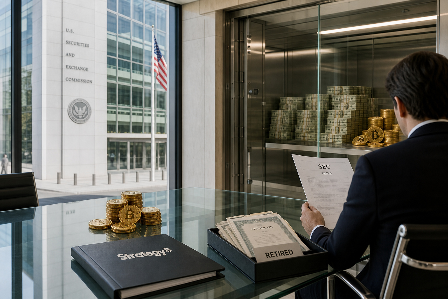 Strategy Sells 1,690 BTC, Dollar Reserves Reach $4.65B in Latest SEC Filing