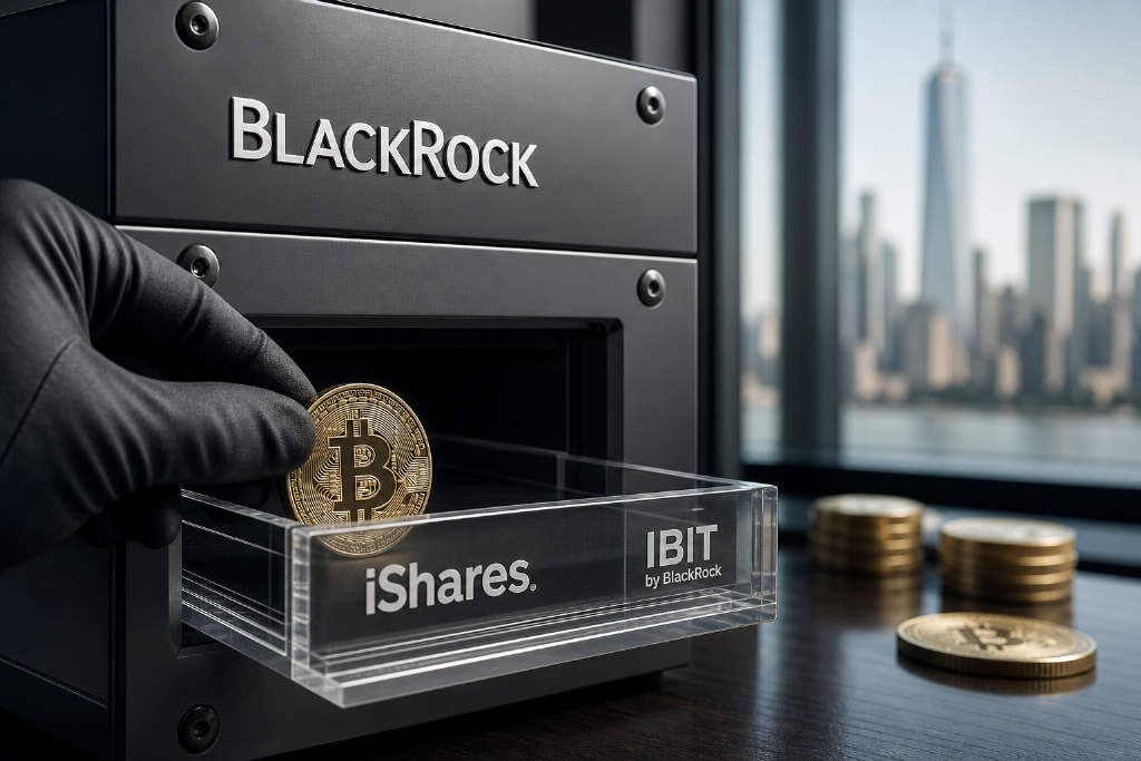 BlackRock下调IBIT实物转换门槛后已吸引超50亿美元比特币转入