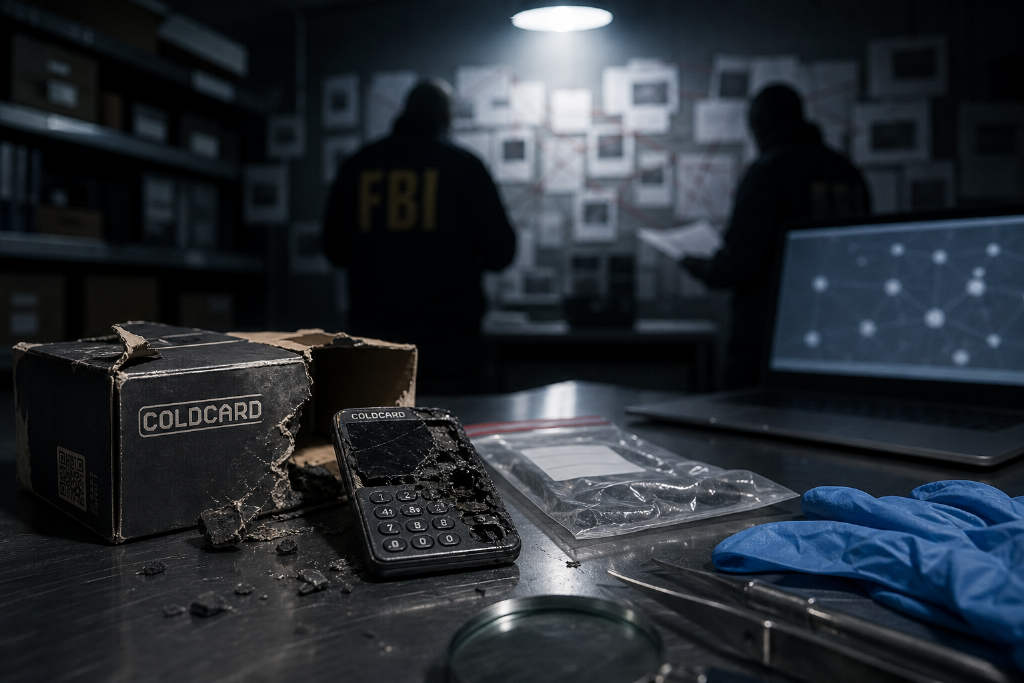 Coldcard 黑客追踪出现新线索:首波窃币者身份或已被 FBI 掌握
