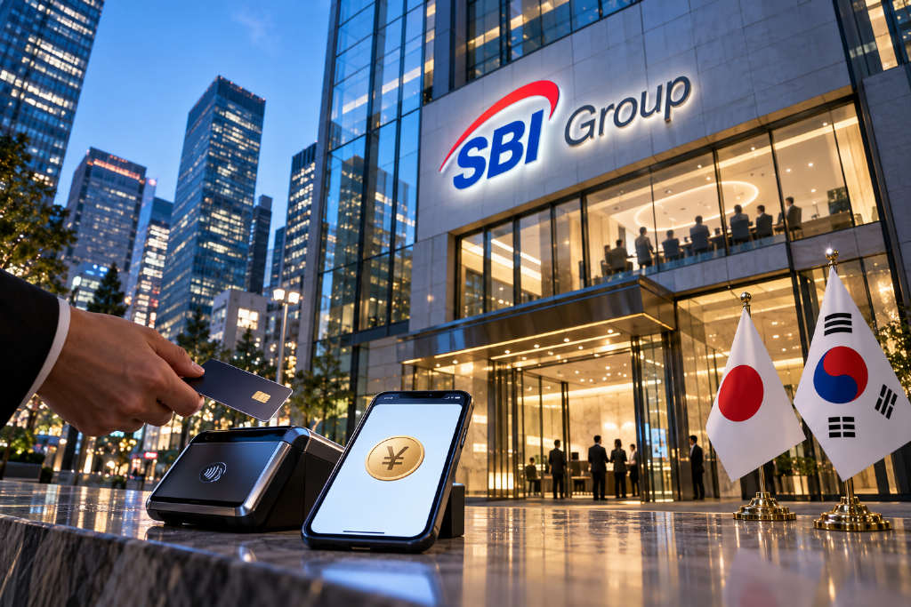 新韩联手 SBI 测试日元稳定币在韩刷卡支付