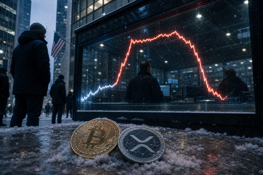 比特币与XRP浮现巴特辛普森形态,分析师忧价格回落