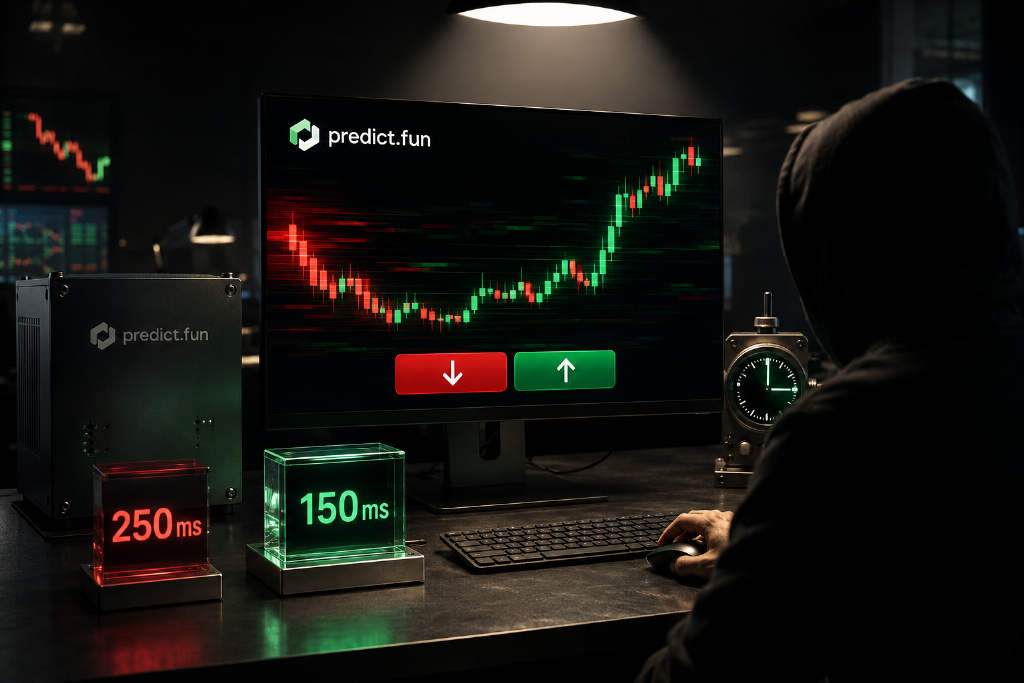 predict.fun Reduces Order Delay in Crypto Up/Down Markets to 150ms