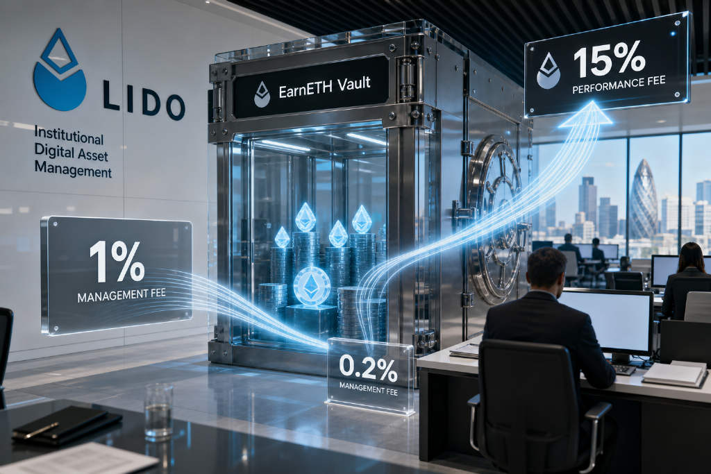 Lido调整 EarnETH 费用结构:管理费降至 0.2%,绩效费提至 15%
