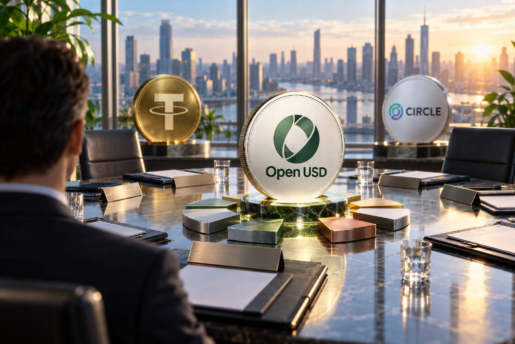 Open USD 以股权分配模式挑战 Tether 与 Circle