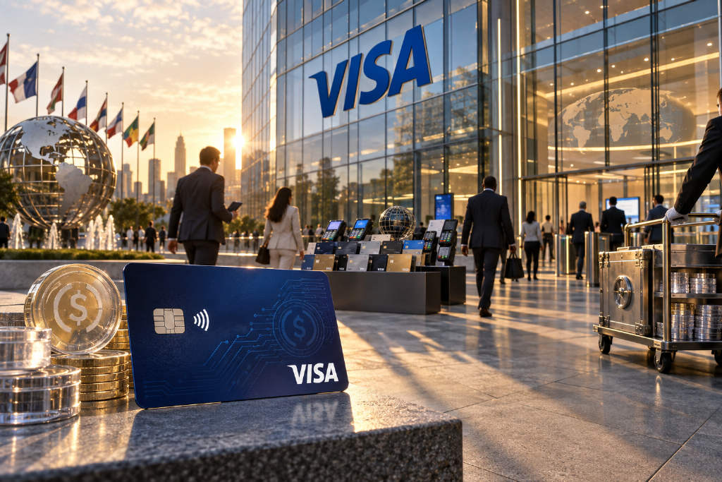 Visa 稳定币结算年化规模超 200 亿美元,关联卡项目逾 160 个