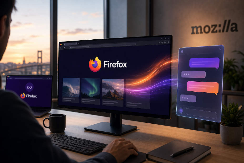 Mozilla 在 Firefox 测试可选 AI“智能窗口”,默认保持关闭