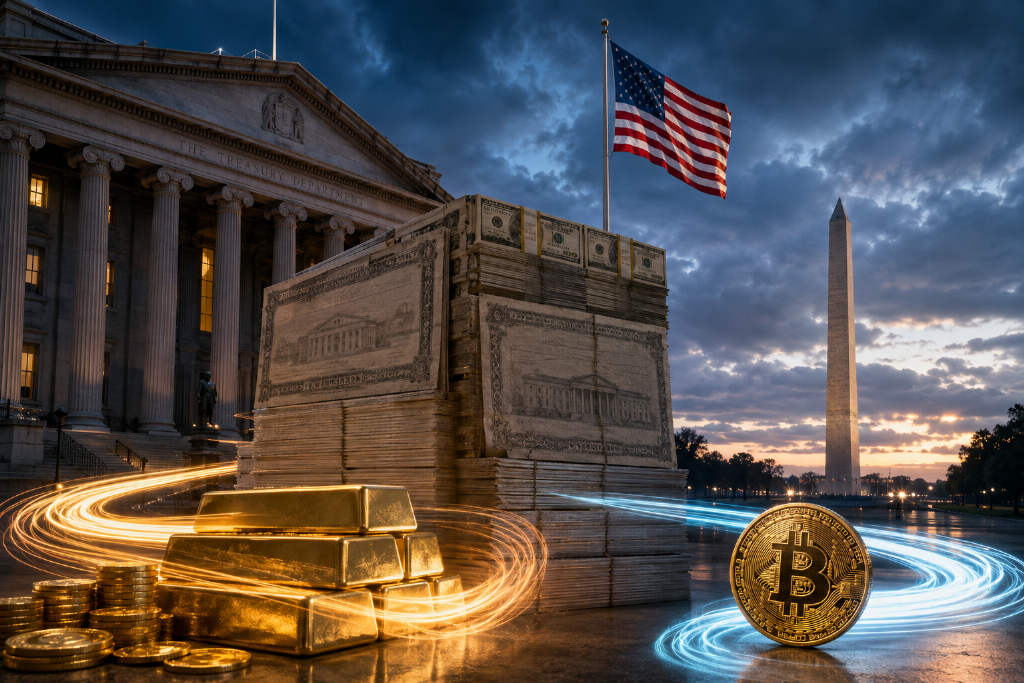 NDV:美国债务逼近贬值解法,比特币或成新一代核心抗贬值资产