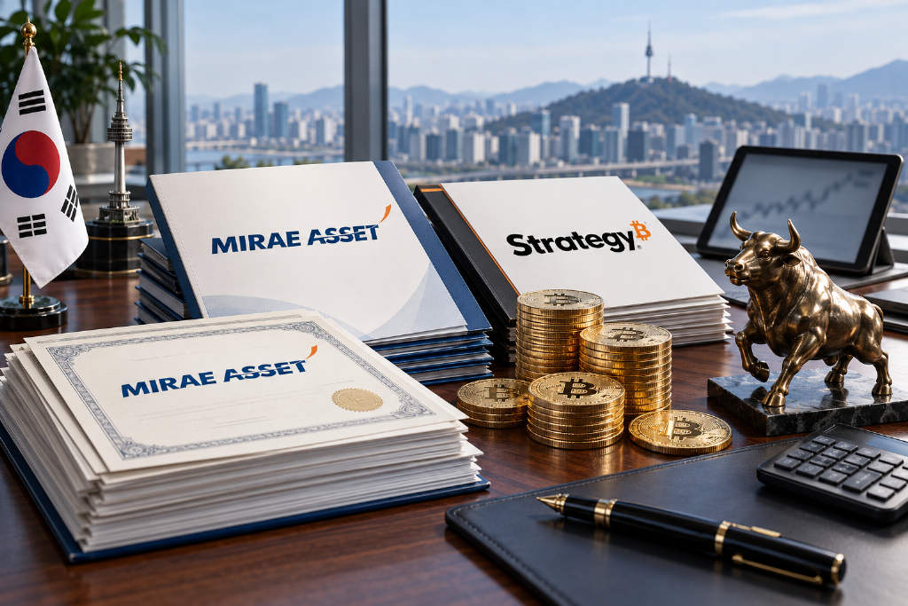 Mirae Asset增持Strategy 24%，持股升至16.86万股