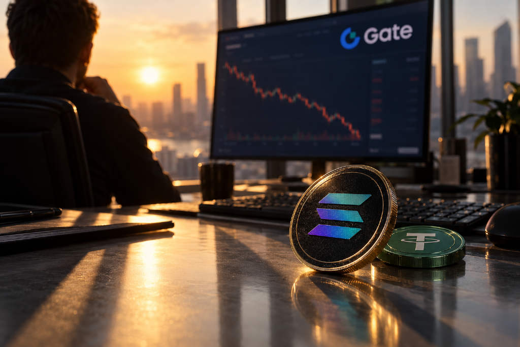 SOL/USDT trades at $109.96, down 5.17% over 24 hours
