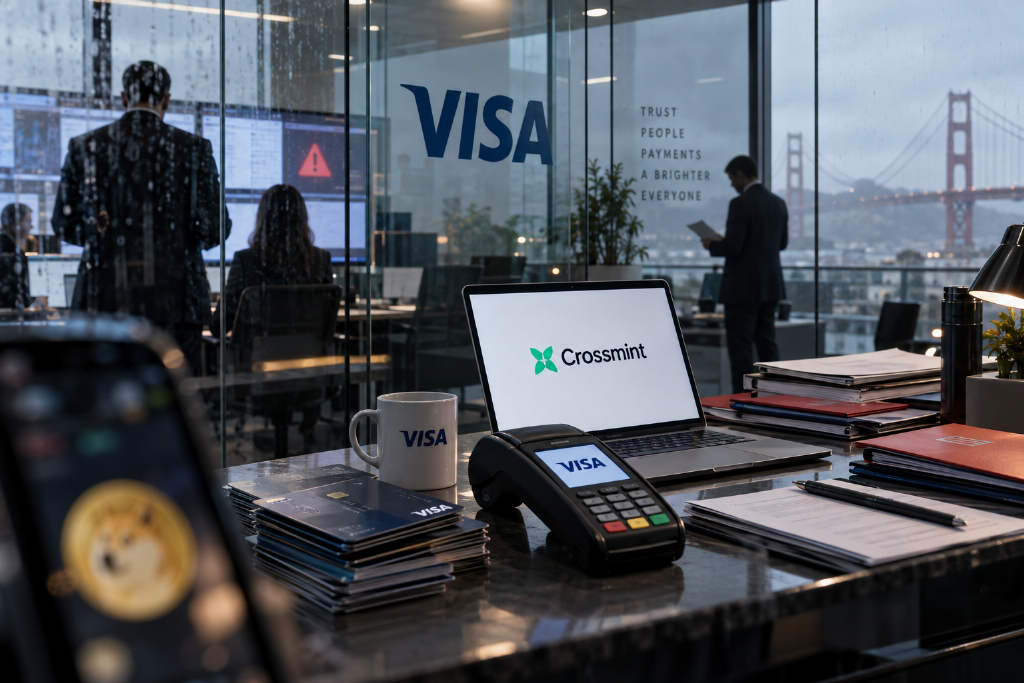 Visa据称将收紧迷因币刷卡分类,Crossmint相关回馈漏洞或被关闭