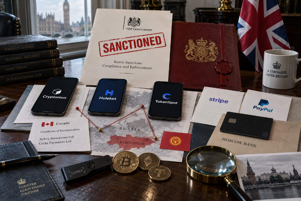 英国制裁 3 家加密平台,指其涉嫌协助俄罗斯规避封锁