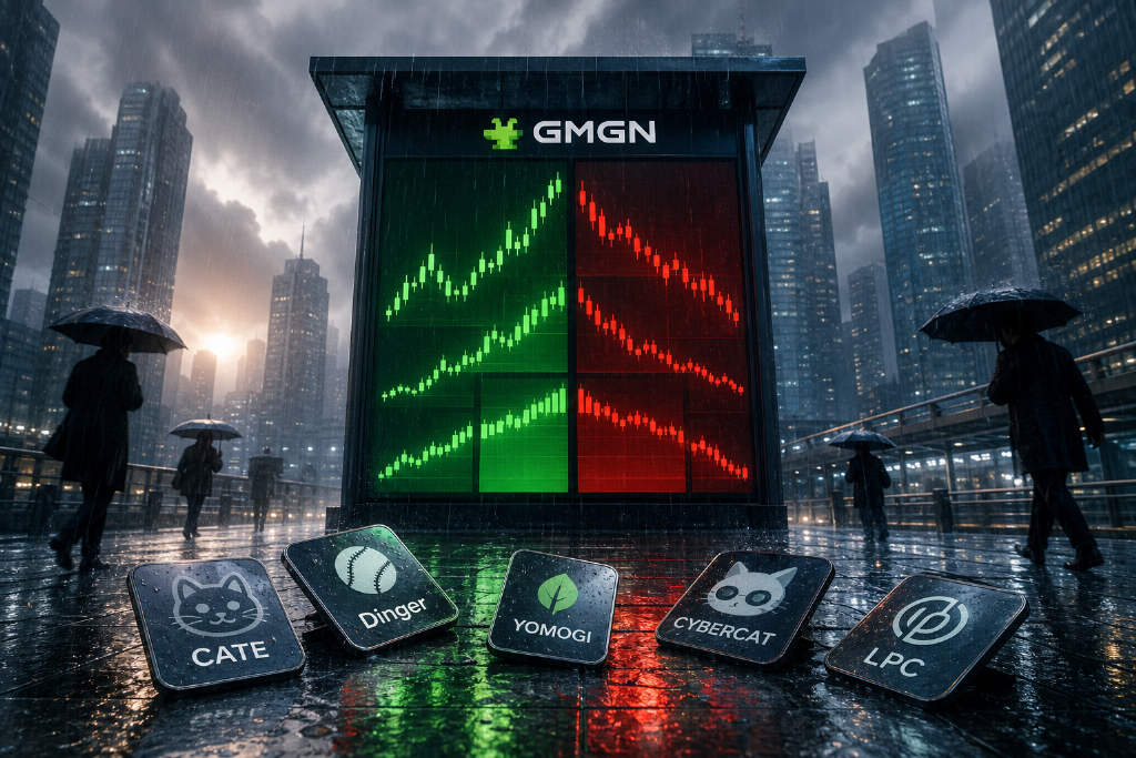 GMGN 数据:过去24小时热门板块前五代币涨跌分化明显