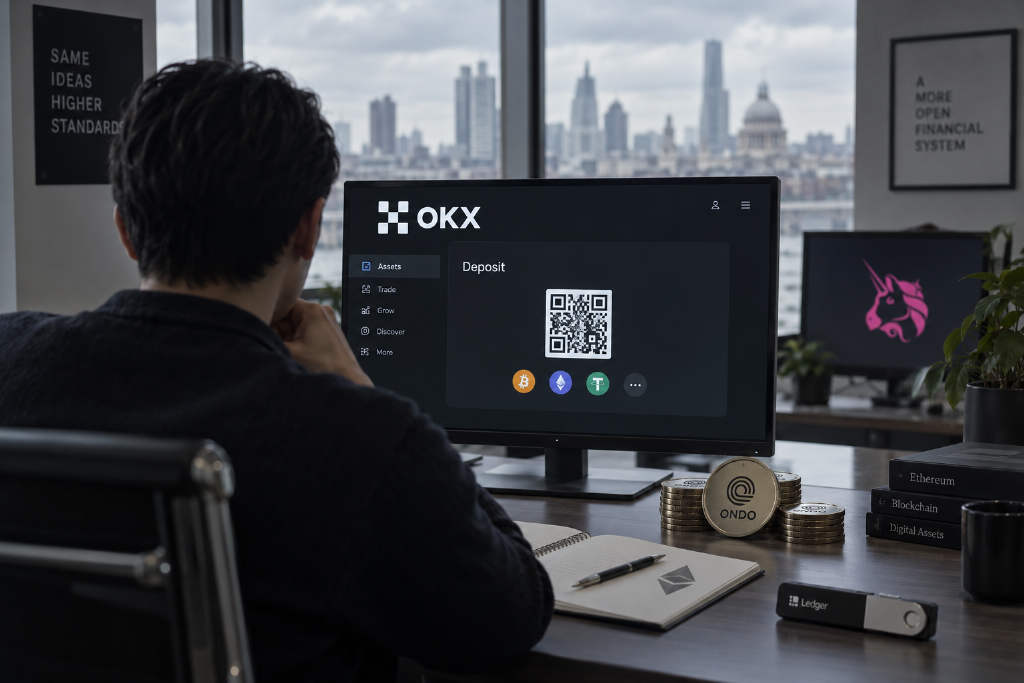 mcaavebank.eth 向 OKX 充值 900 万枚 ONDO,约值 447 万美元