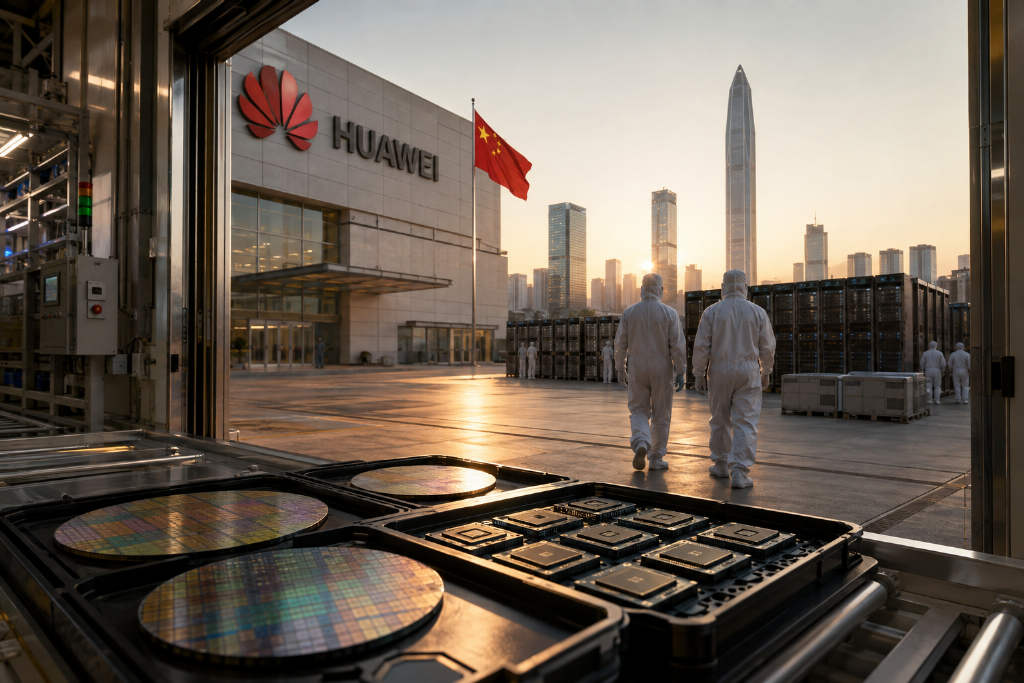 华为 AI 芯片 2026 年产量预计仅为英伟达的 4%