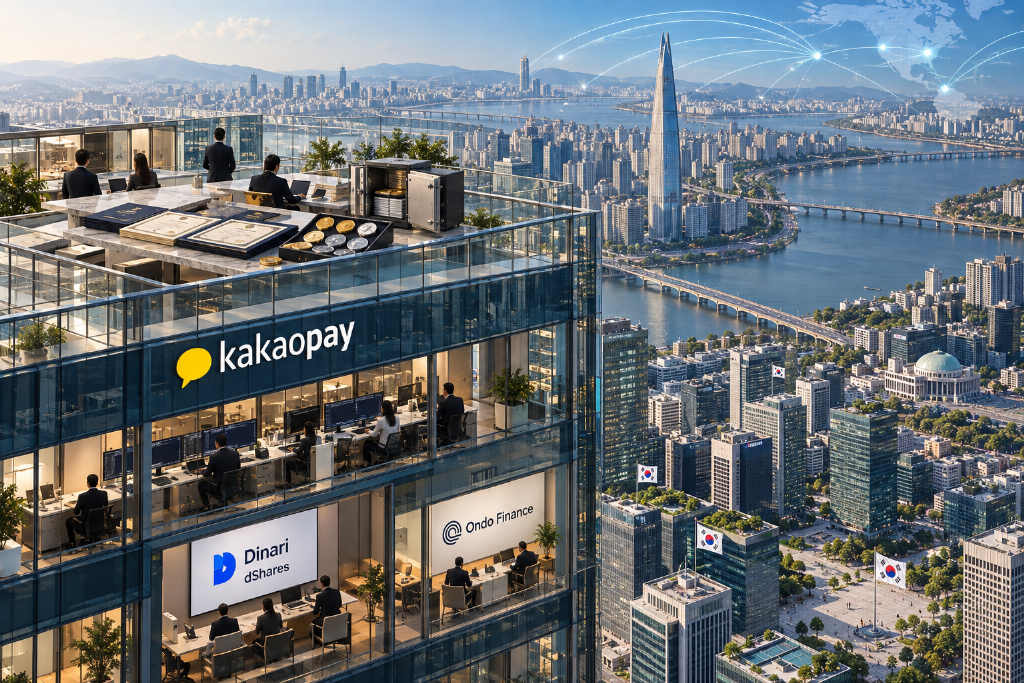 Kakaopay Securities teams up with Dinari and Ondo to study tokenized Korean stocks