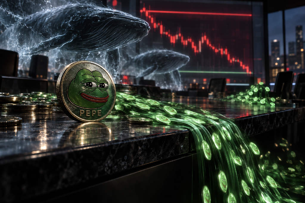 PEPE 鲸鱼自 8 月 25 日起抛售 800 亿枚,关键支撑位受关注