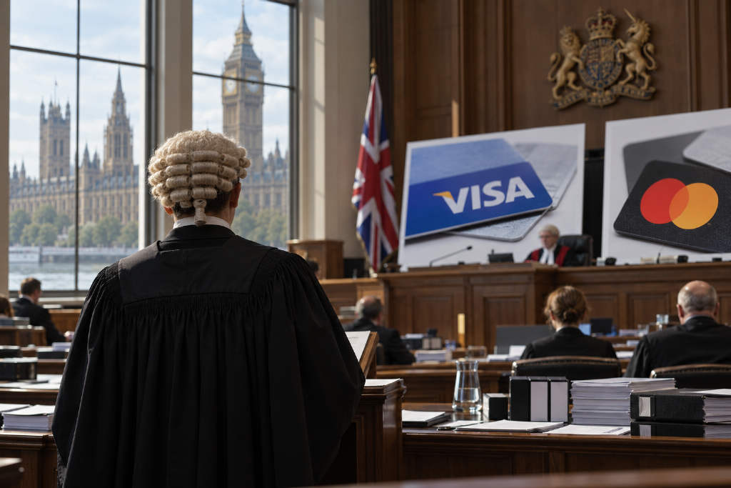 Visa 与 Mastercard 在英国遭遇卡费集体诉讼