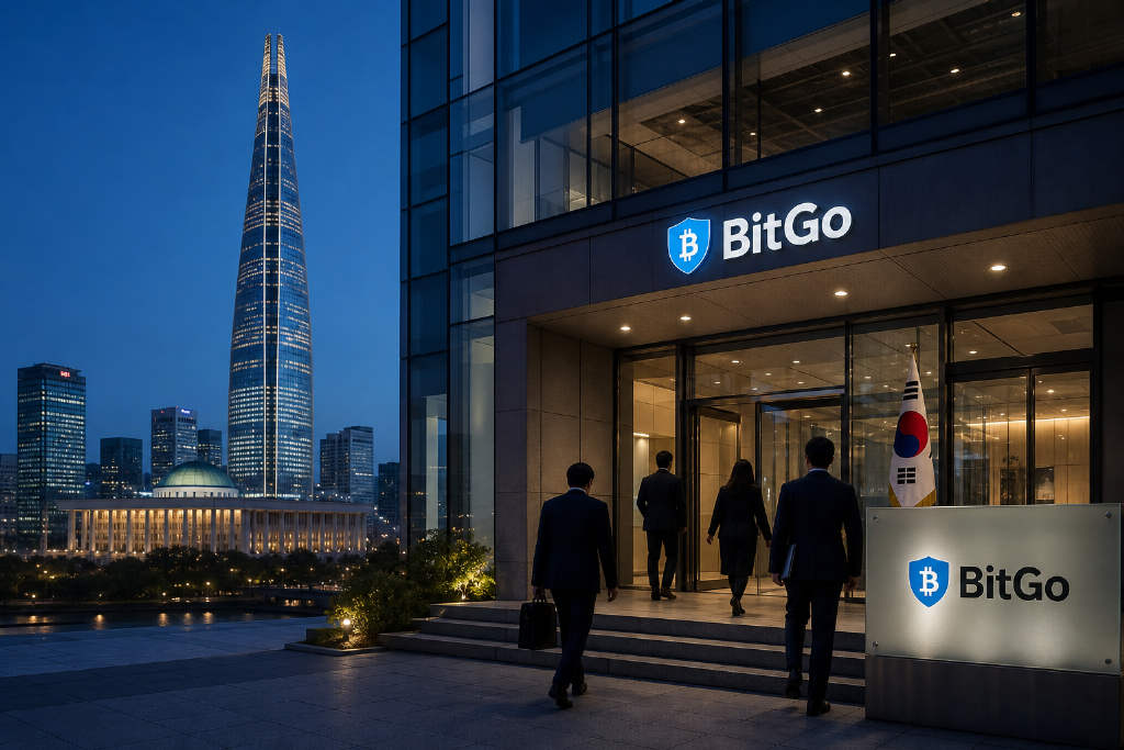 BitGo 获韩国虚拟资产牌照,称为首家全球加密公司
