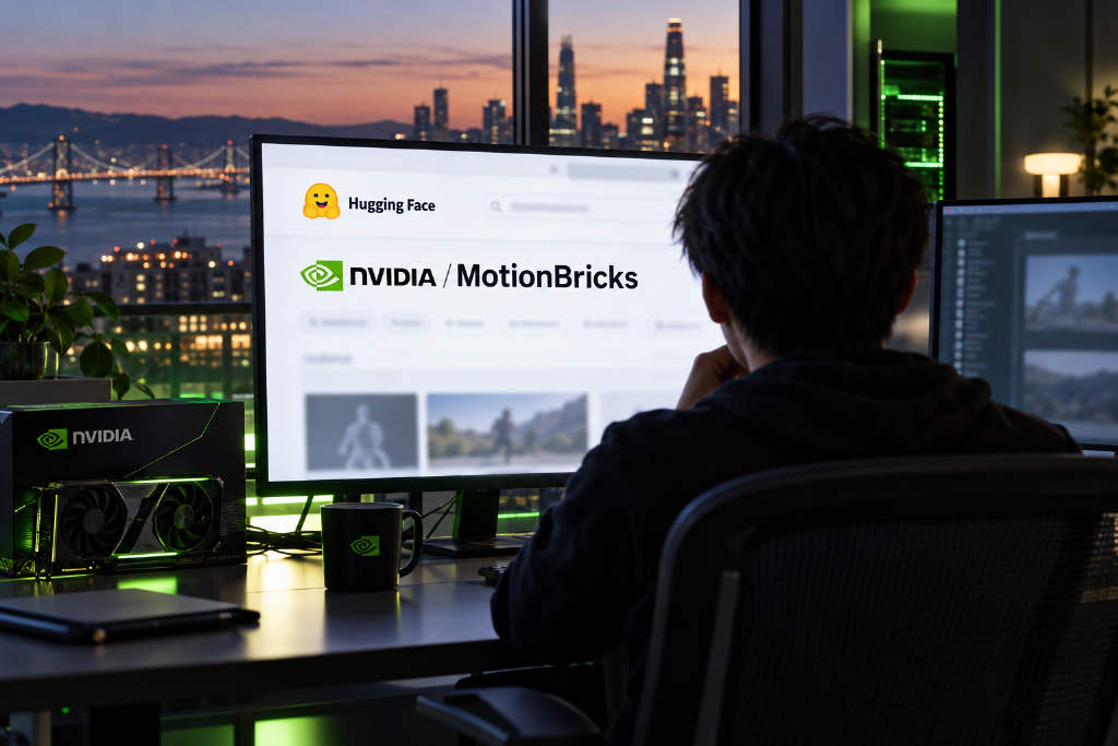 NVIDIA lists MotionBricks model weights on Hugging Face