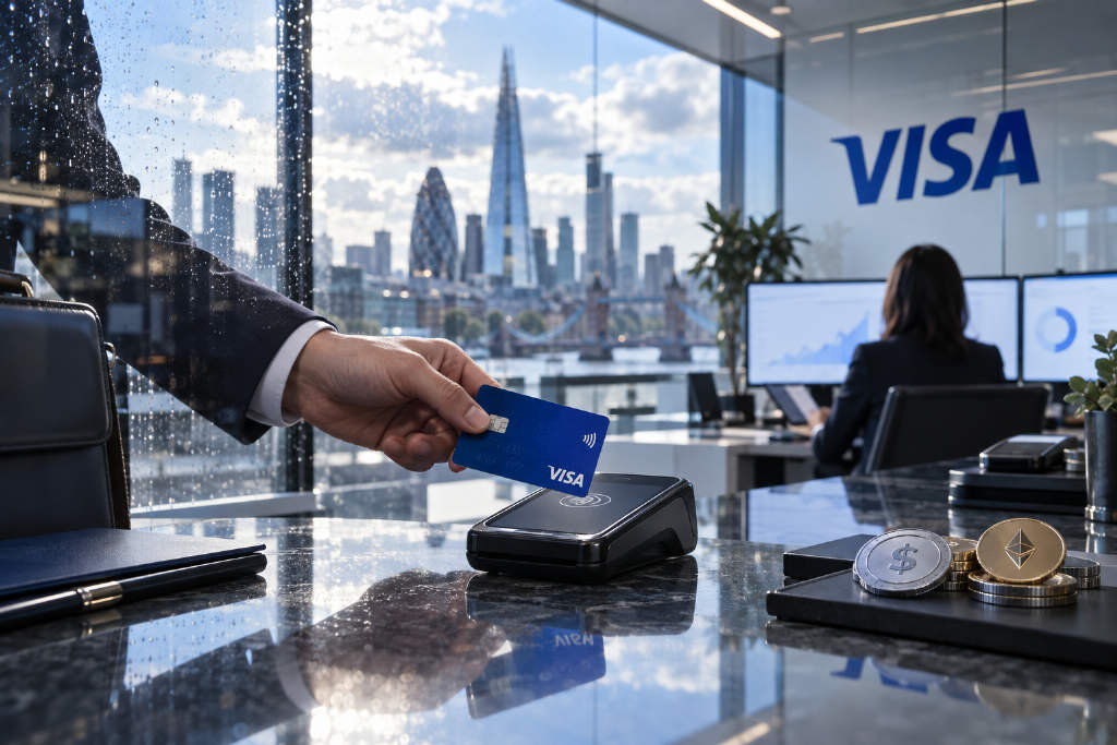 Visa:稳定币关联卡支付量同比增近200%,年化结算超200亿美元